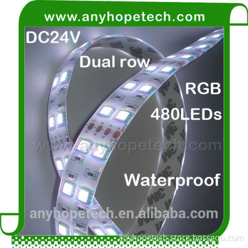 Super brightness 96leds full color swimming pool led strip lighting